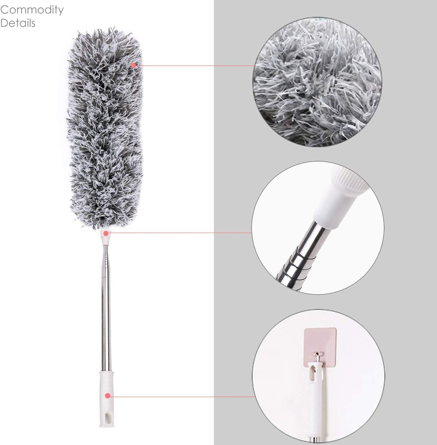 Extendable Microfiber Cleaning Duster