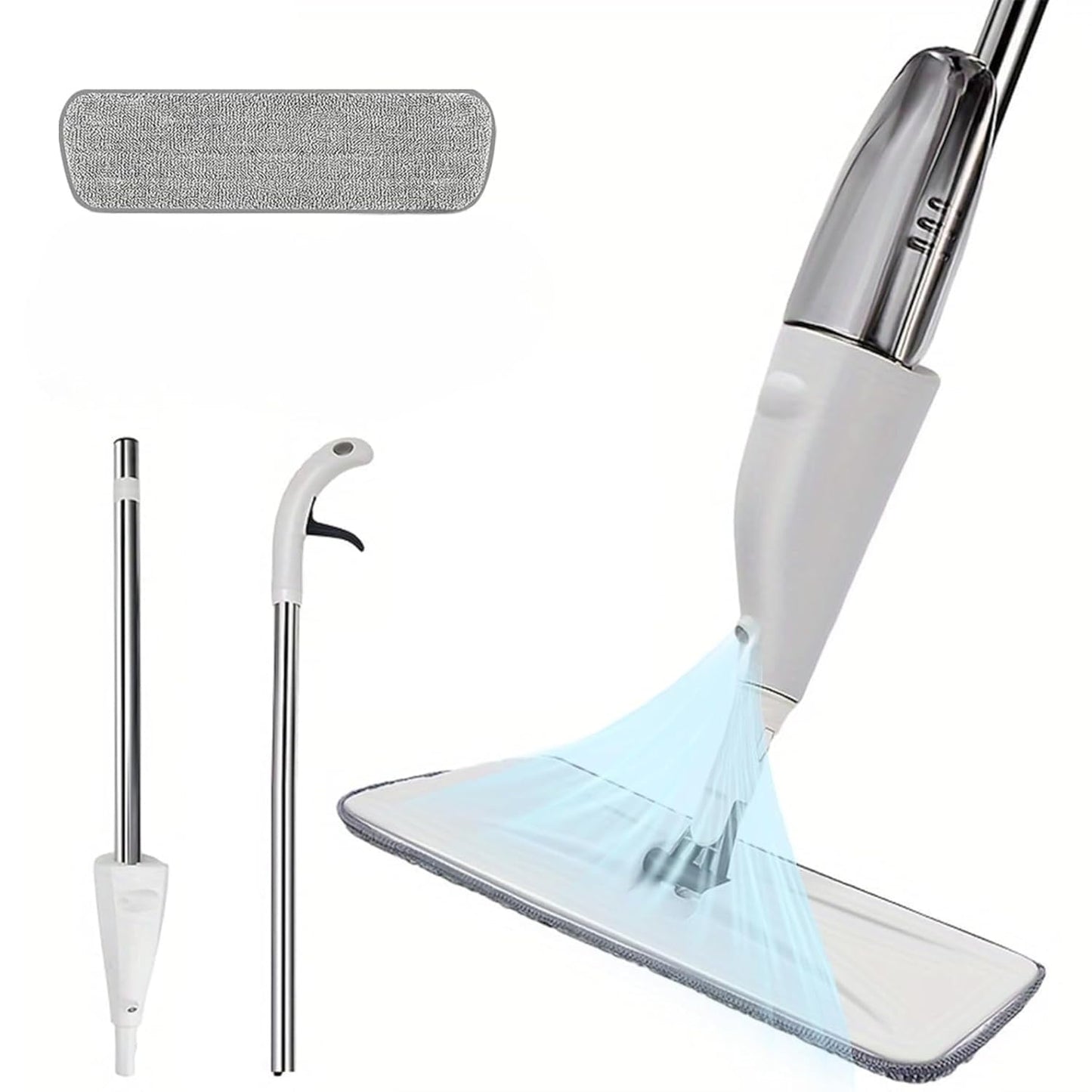 Spray Mop Set with Microfiber Washable Pad, Best 360 Degree Easy Mop