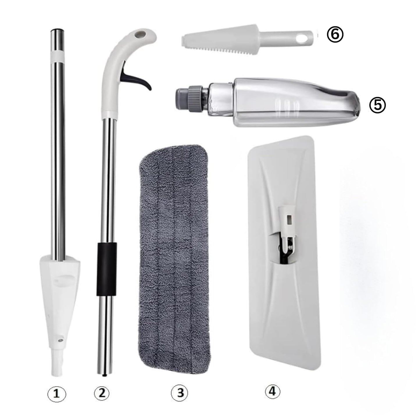 Spray Mop Set with Microfiber Washable Pad, Best 360 Degree Easy Mop