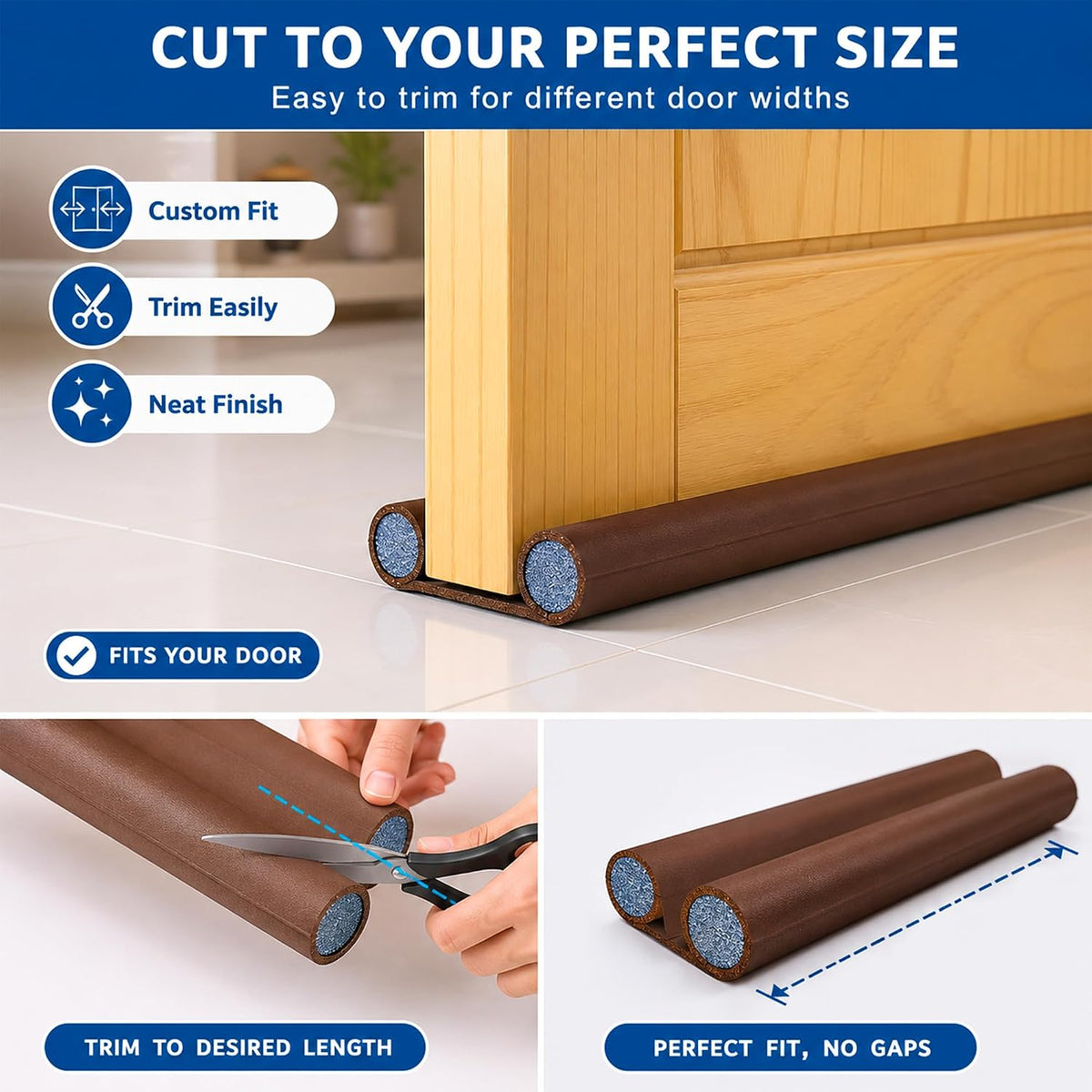 🚪 Door Bottom Draft Stopper – Floor Gap Seal