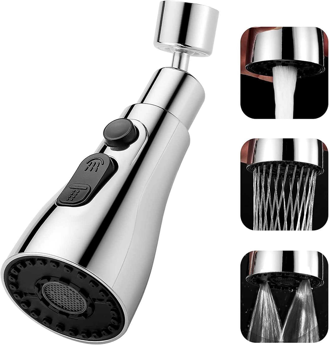 Flexible Tap Extension for Kitchen Sink, 360° Rotating Kitchen Sink Tap