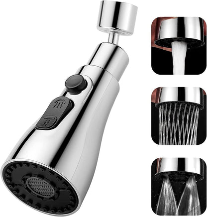Flexible Tap Extension for Kitchen Sink, 360° Rotating Kitchen Sink Tap