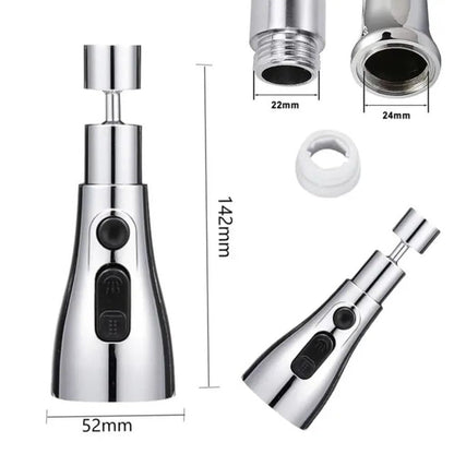 Flexible Tap Extension for Kitchen Sink, 360° Rotating Kitchen Sink Tap