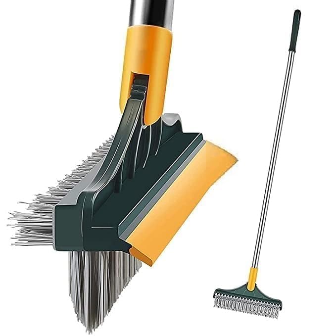 3-in-1 Bathroom Cleaning Brush with Wiper