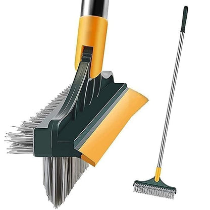 3-in-1 Bathroom Cleaning Brush with Wiper