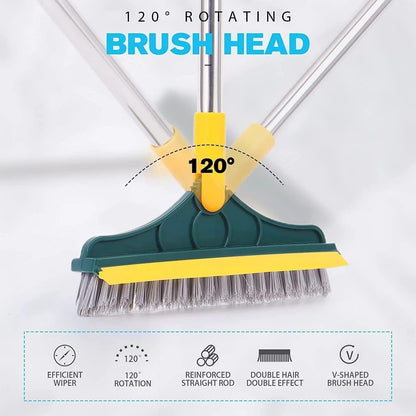 3-in-1 Bathroom Cleaning Brush with Wiper